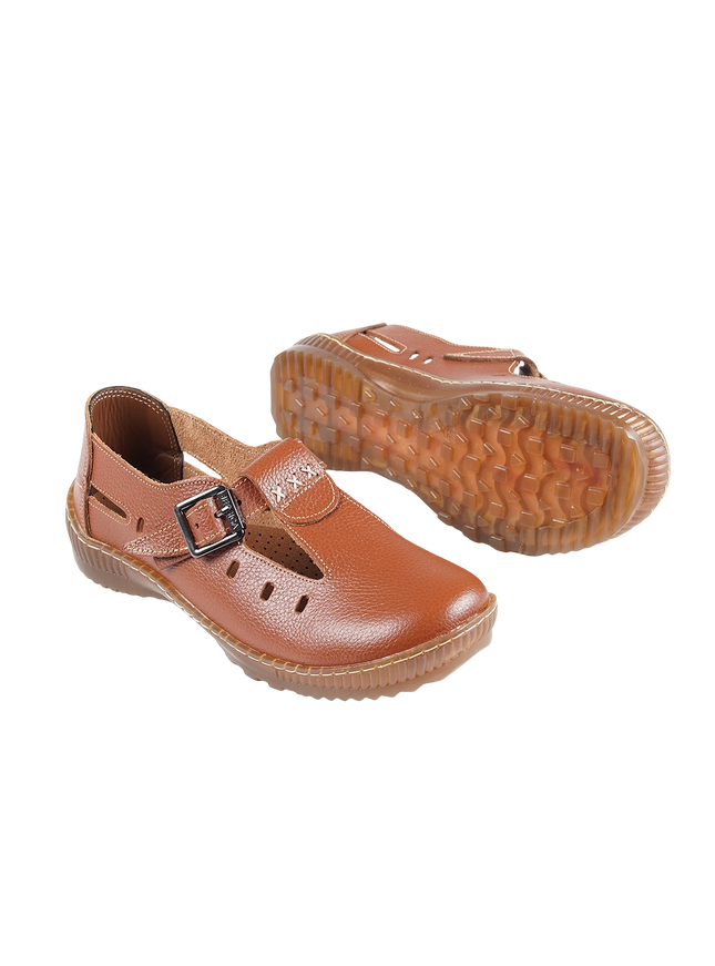 1006 Women Genuine Leather Orthopedic Shoes – Comfortable Wide Fit Walking Shoes