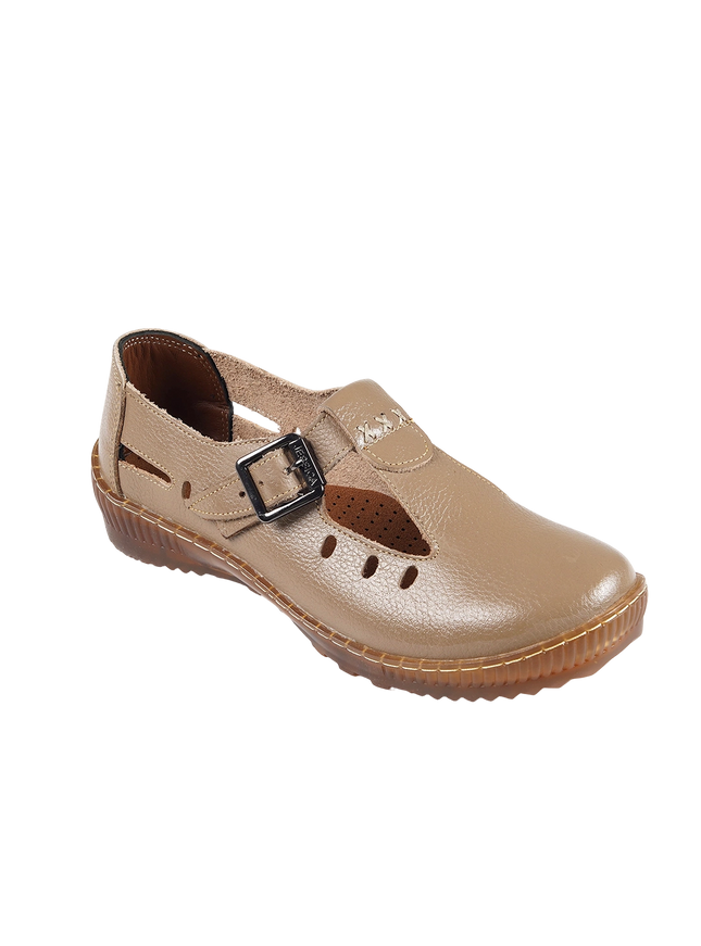 1006 Women Genuine Leather Orthopedic Shoes – Comfortable Wide Fit Walking Shoes