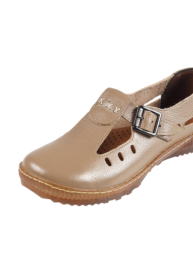 1006 Women Genuine Leather Orthopedic Shoes – Comfortable Wide Fit Walking Shoes