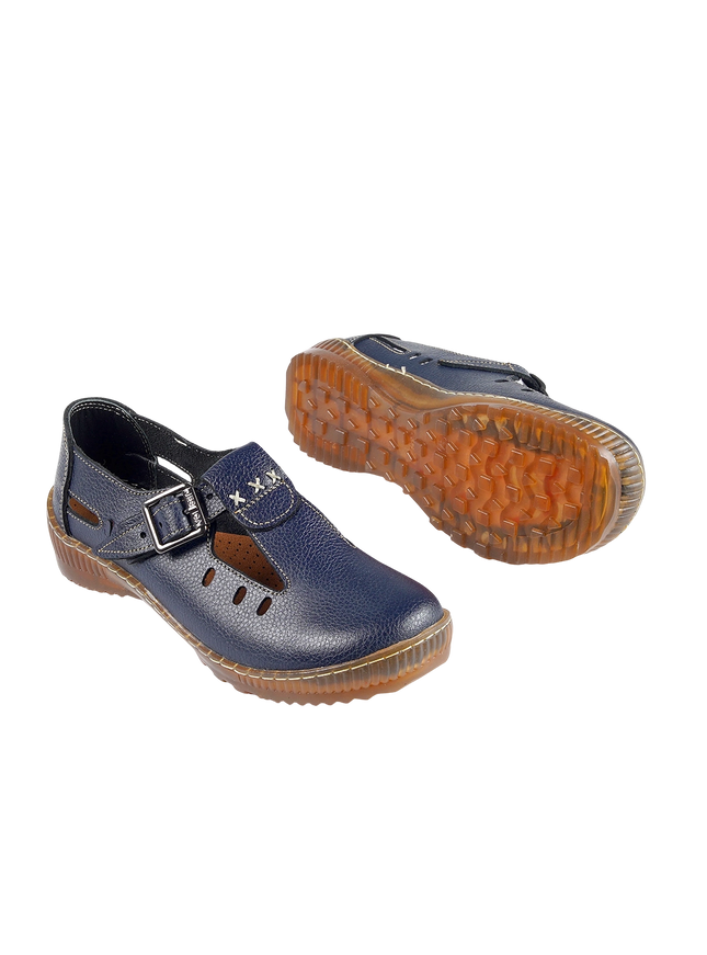 1006 Women Genuine Leather Orthopedic Shoes – Comfortable Wide Fit Walking Shoes