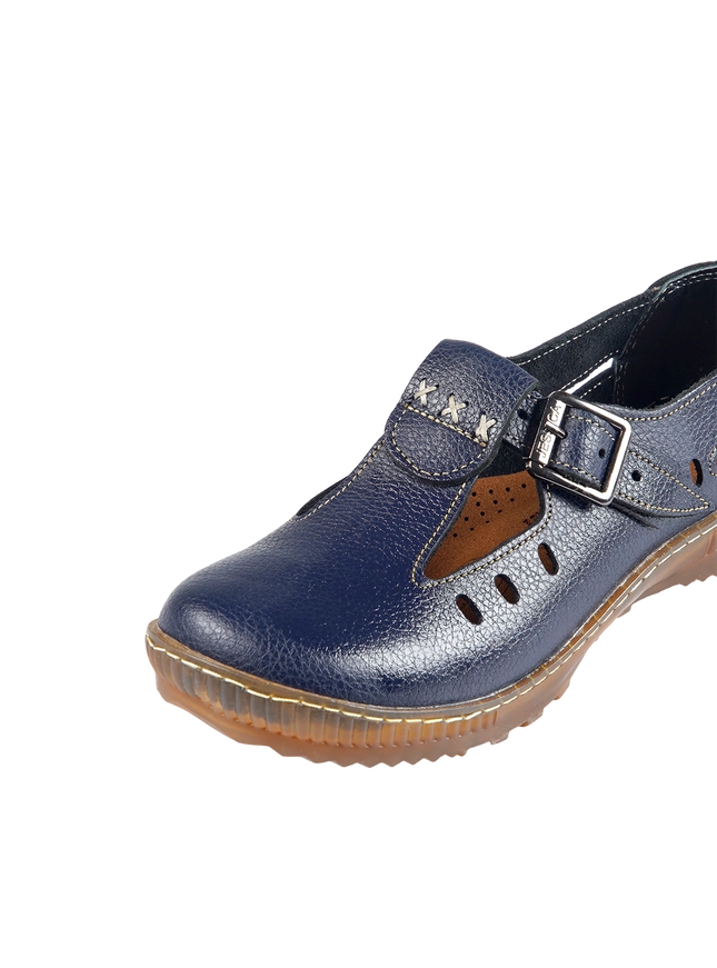 1006 Women Genuine Leather Orthopedic Shoes – Comfortable Wide Fit Walking Shoes