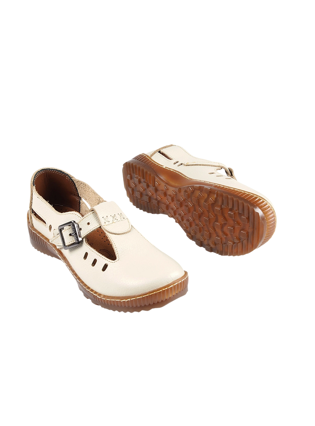 1006 Women Genuine Leather Orthopedic Shoes – Comfortable Wide Fit Walking Shoes