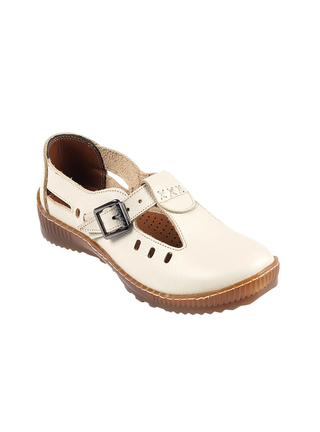 1006 Women Genuine Leather Orthopedic Shoes – Comfortable Wide Fit Walking Shoes