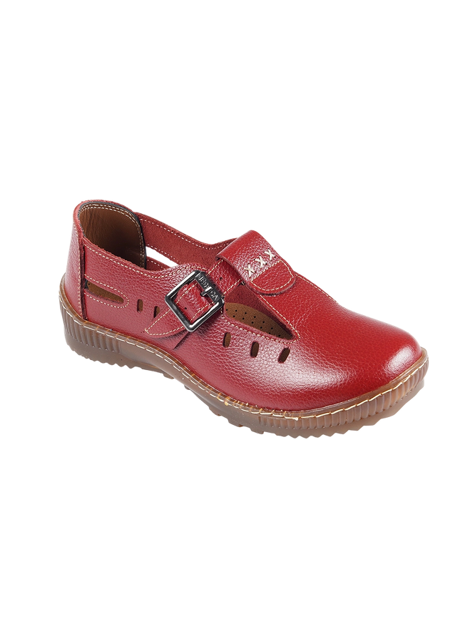 1006 Women Genuine Leather Orthopedic Shoes – Comfortable Wide Fit Walking Shoes
