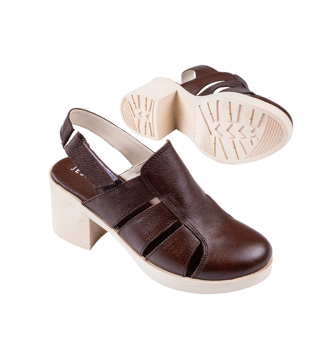 شوز حريمي جلد طبيعي مريح للمشي موديل 310 – حذاء يومي