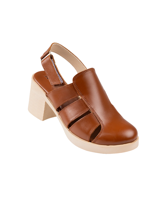 شوز حريمي جلد طبيعي مريح للمشي موديل 310 – حذاء يومي