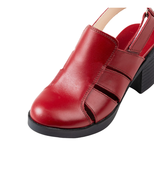 شوز حريمي جلد طبيعي مريح للمشي موديل 310 – حذاء يومي