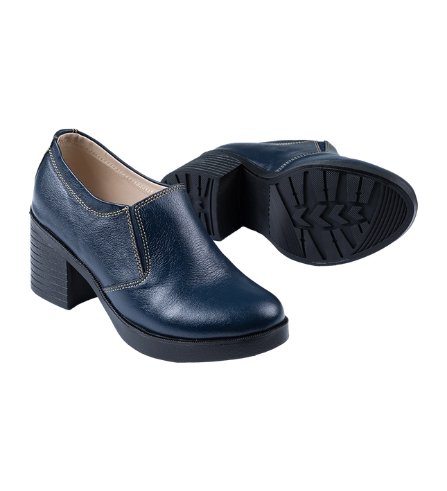 شوز حريمي جلد طبيعي مريح للمشي موديل 307 – حذاء يومي 