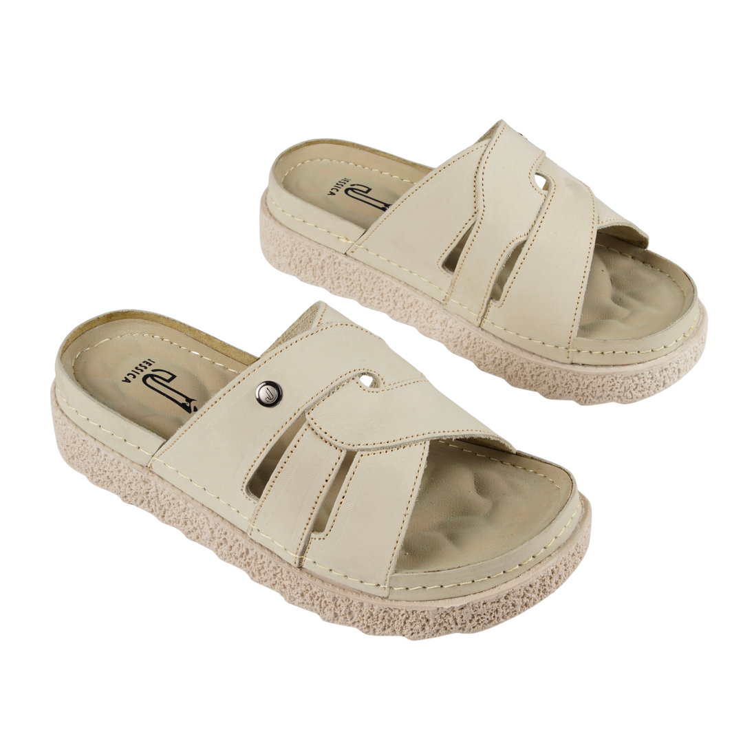 Z25 Women Comfortable Sabot – Genuine Suede Leather Walking Shoes