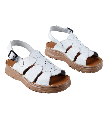 212 Women Genuine Leather Medical Clogs – Comfortable Orthopedic Walking Shoes