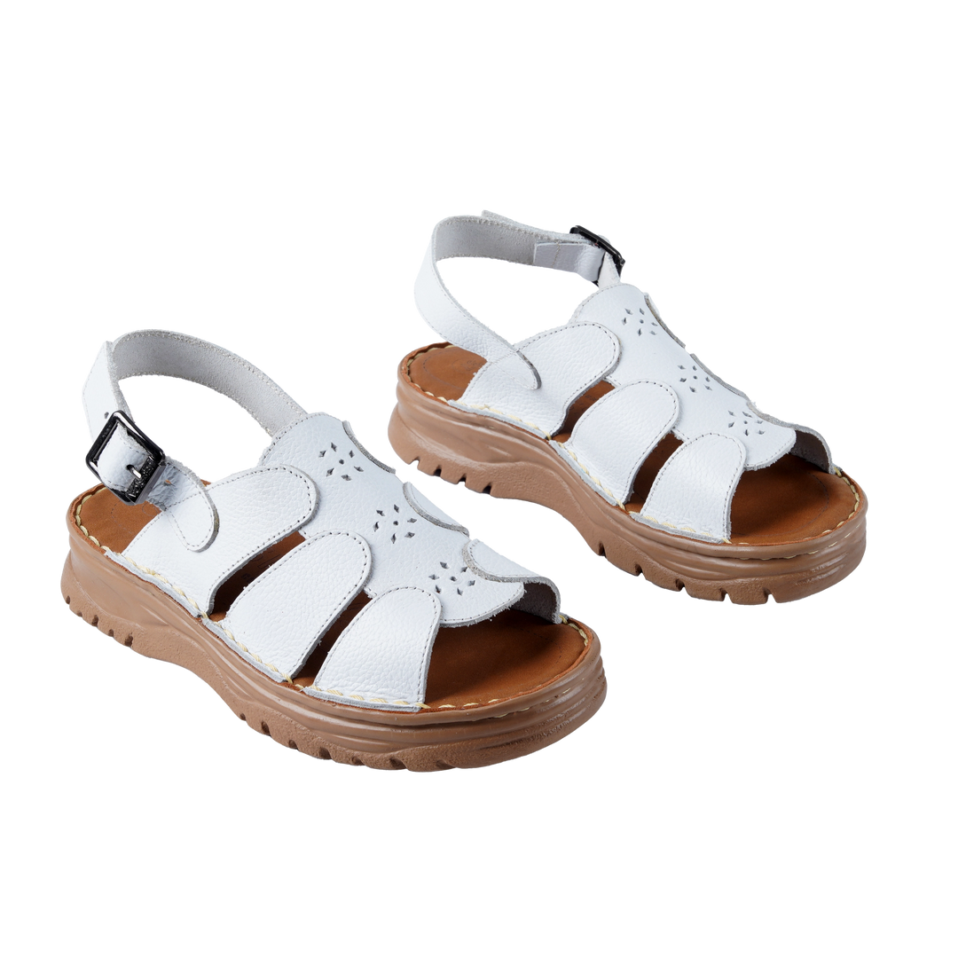 212 Women Genuine Leather Medical Clogs – Comfortable Orthopedic Walking Shoes