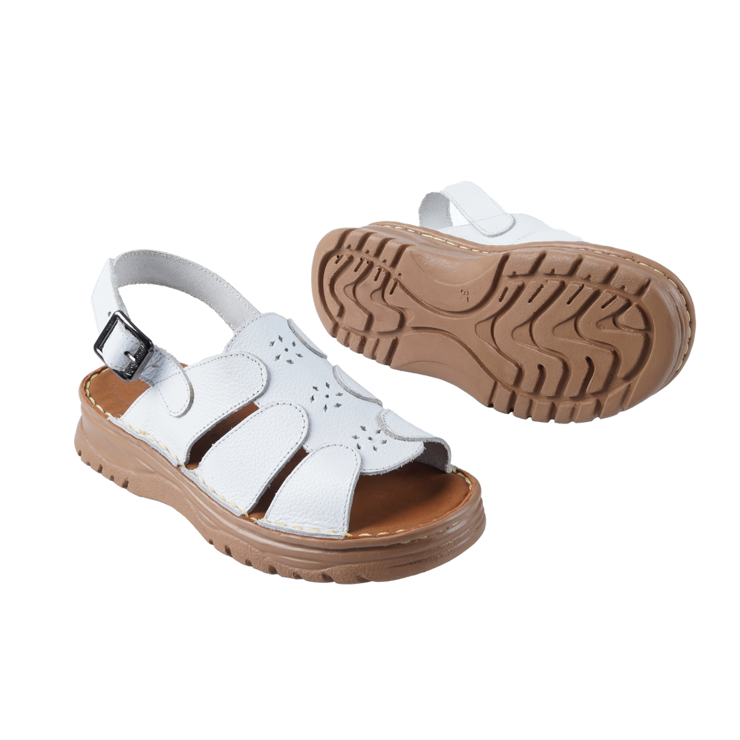 212 Women Genuine Leather Medical Clogs – Comfortable Orthopedic Walking Shoes