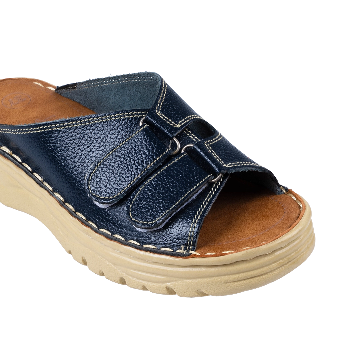 213 Women Genuine Leather Medical Clogs – Comfortable Orthopedic Walking Shoes