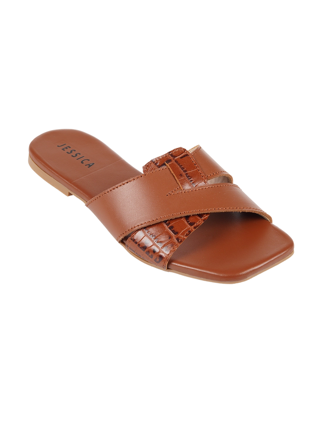 Jessica 9013 Women's Genuine Leather Clogs – Comfortable Walking Clogs with 1 cm Heel