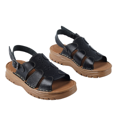 212 Women Genuine Leather Medical Clogs – Comfortable Orthopedic Walking Shoes