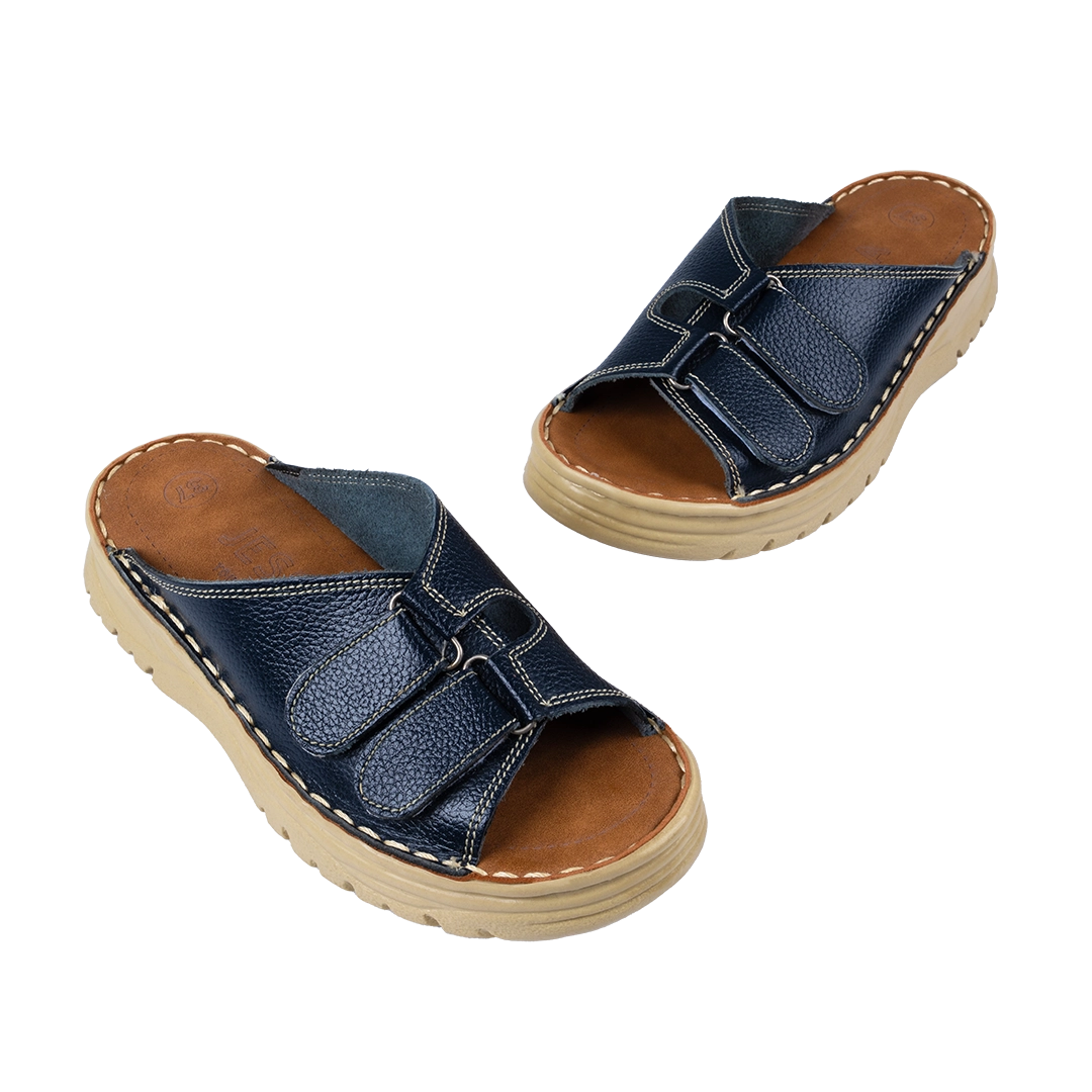213 Women Genuine Leather Medical Clogs – Comfortable Orthopedic Walking Shoes