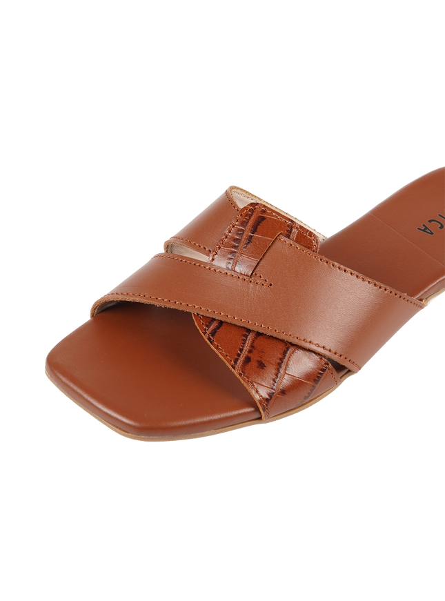 Jessica 9013 Women's Genuine Leather Clogs – Comfortable Walking Clogs with 1 cm Heel