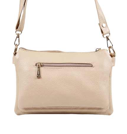 Jessica S101 Women's Crossbody Bag – Practical Medium Leather Bag
