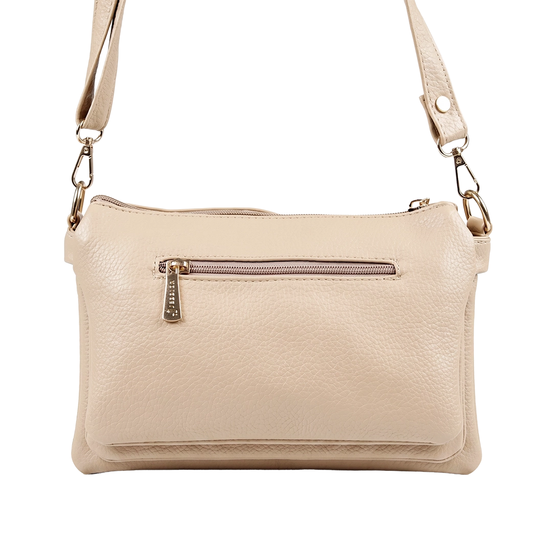 Jessica S101 Women's Crossbody Bag – Practical Medium Leather Bag