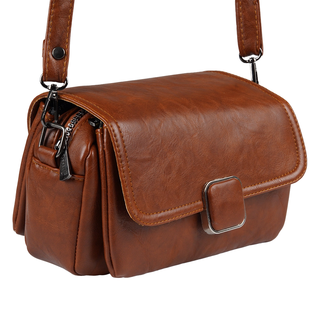 S088 Small Crossbody Women Bag – Practical Imported Leather Bag