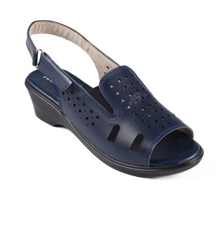 Jessica 9022 Women's Genuine Leather Sandals – Comfortable 3 cm Heel Walking Sandals