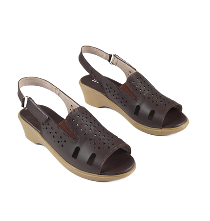 Jessica 9022 Women's Genuine Leather Sandals – Comfortable 3 cm Heel Walking Sandals