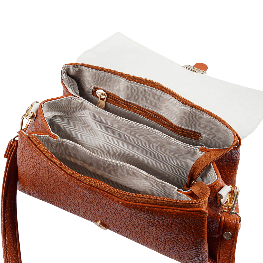 Jessica S029 Women's Crossbody Bag – Organized Premium Imported Leather Bag