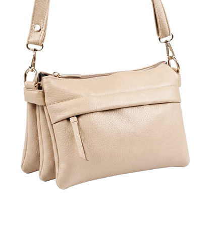 Jessica S101 Women's Crossbody Bag – Practical Medium Leather Bag