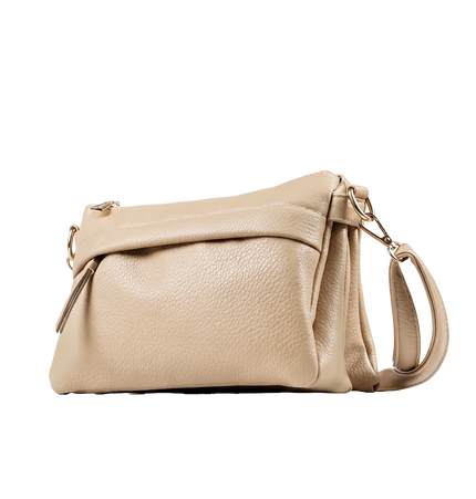 Jessica S101 Women's Crossbody Bag – Practical Medium Leather Bag