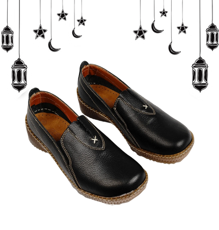 كود 1012 حذاء من الجلد الطبيعي