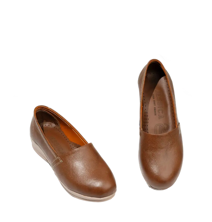 301 Women Genuine Leather Walking Shoes – Comfortable Orthopedic Shoes