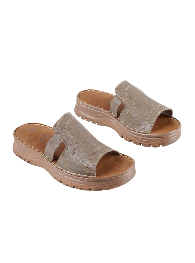 208 Women Genuine Leather Medical Clogs – Comfortable Orthopedic Walking Shoes