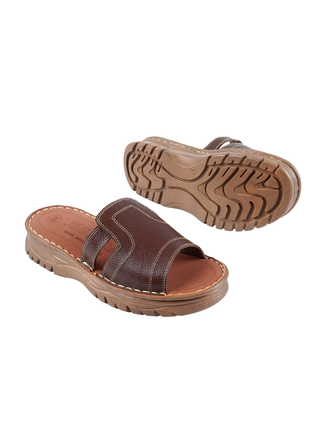 208 Women Genuine Leather Medical Clogs – Comfortable Orthopedic Walking Shoes