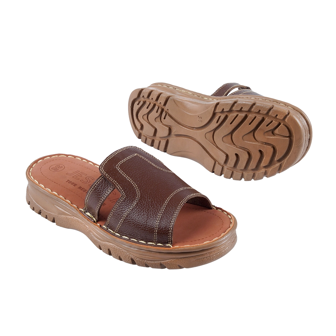 208 Women Genuine Leather Medical Clogs – Comfortable Orthopedic Walking Shoes