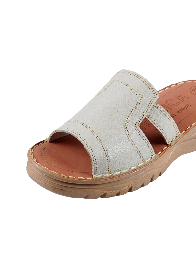 208 Women Genuine Leather Medical Clogs – Comfortable Orthopedic Walking Shoes