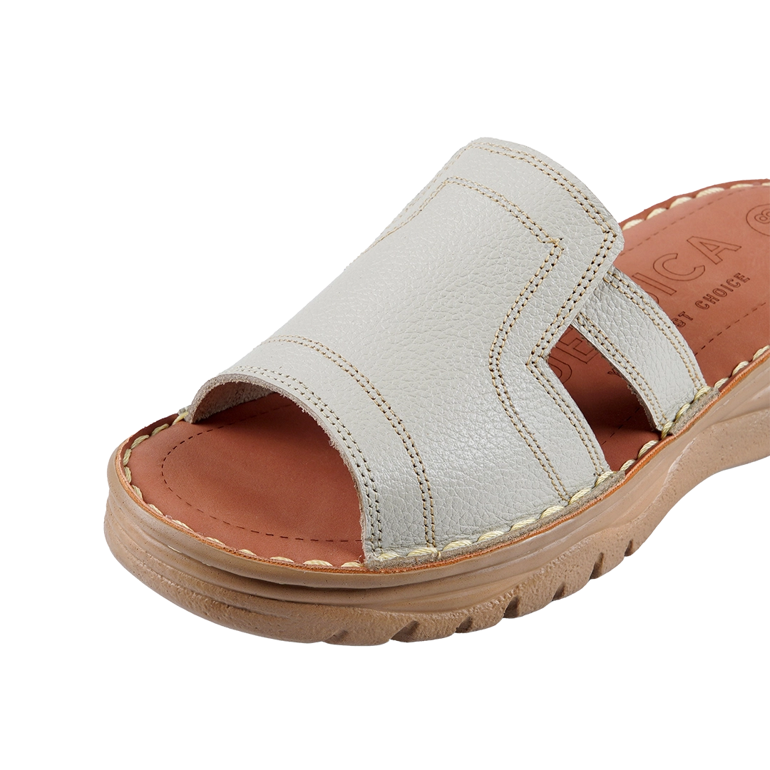 208 Women Genuine Leather Medical Clogs – Comfortable Orthopedic Walking Shoes