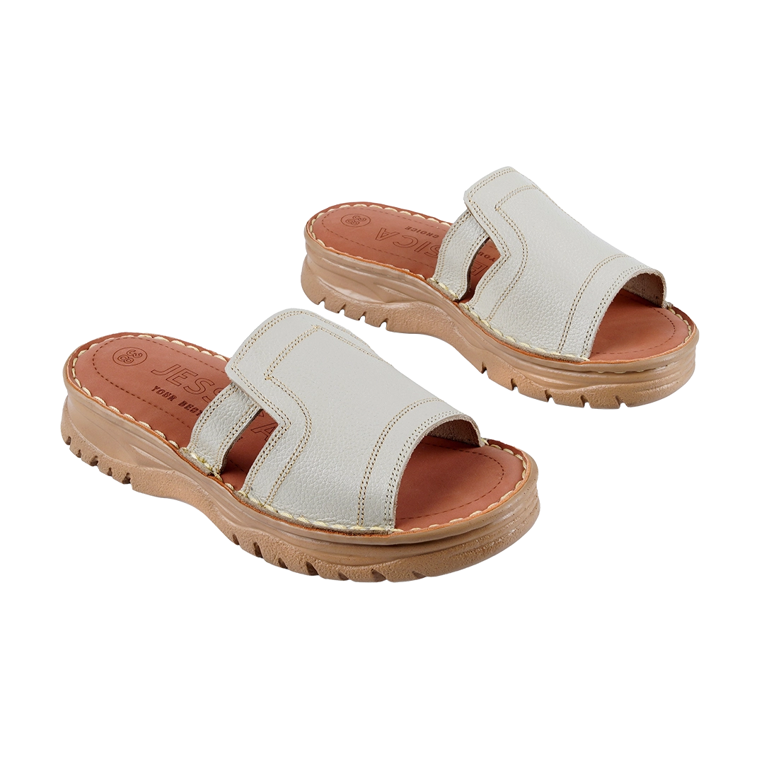 208 Women Genuine Leather Medical Clogs – Comfortable Orthopedic Walking Shoes