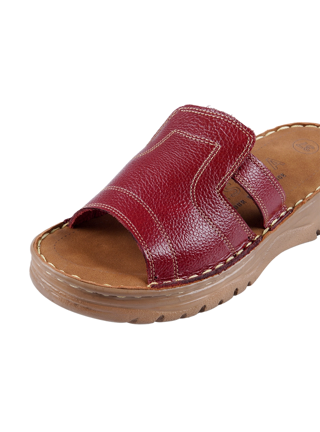 208 Women Genuine Leather Medical Clogs – Comfortable Orthopedic Walking Shoes