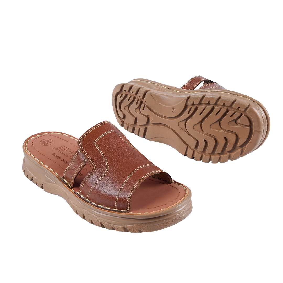 208 Women Genuine Leather Medical Clogs – Comfortable Orthopedic Walking Shoes