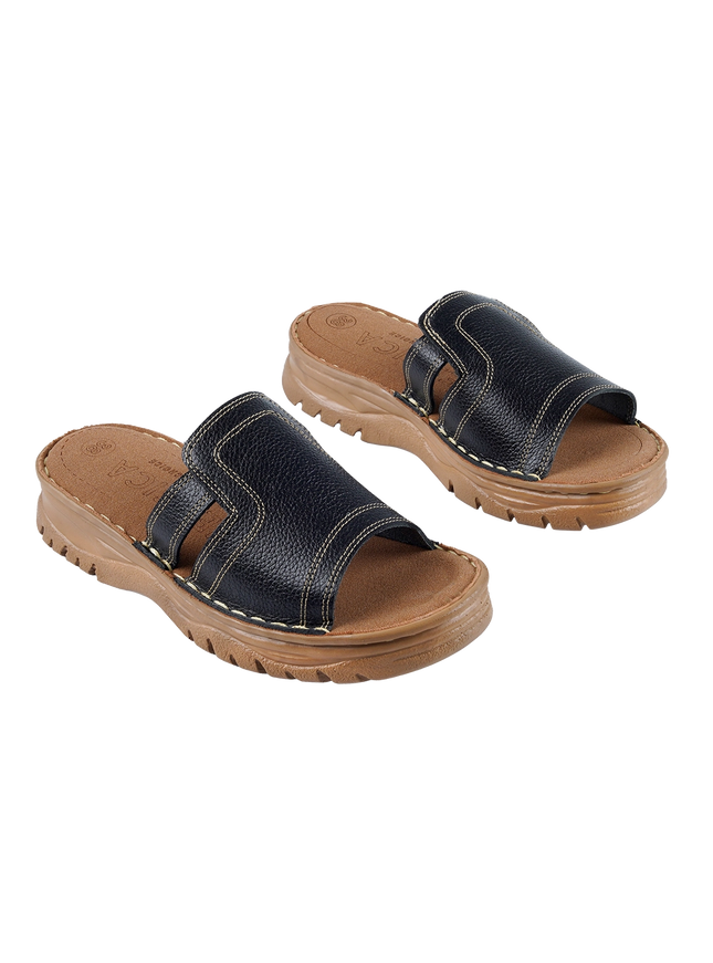 208 Women Genuine Leather Medical Clogs – Comfortable Orthopedic Walking Shoes