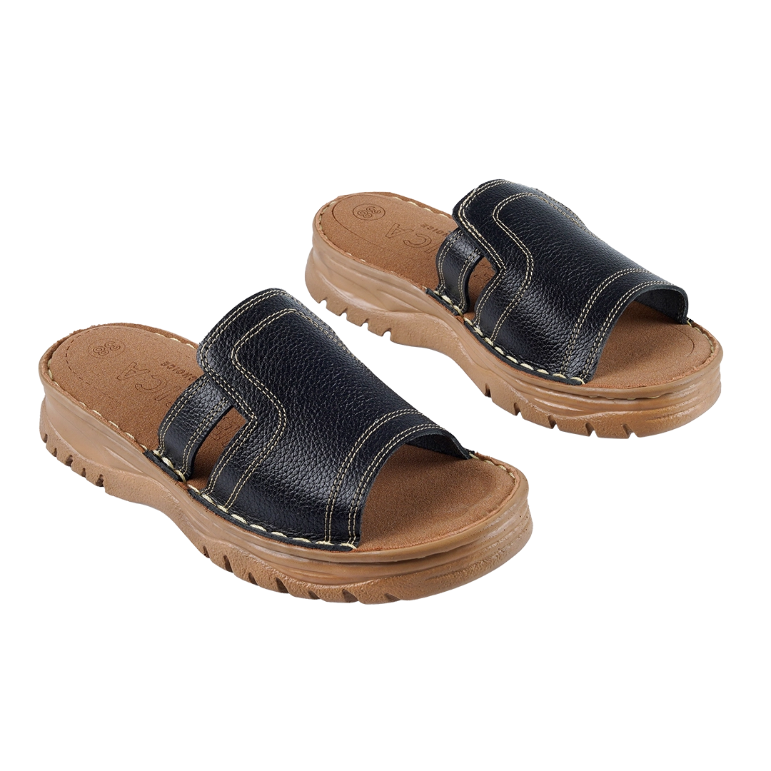 208 Women Genuine Leather Medical Clogs – Comfortable Orthopedic Walking Shoes