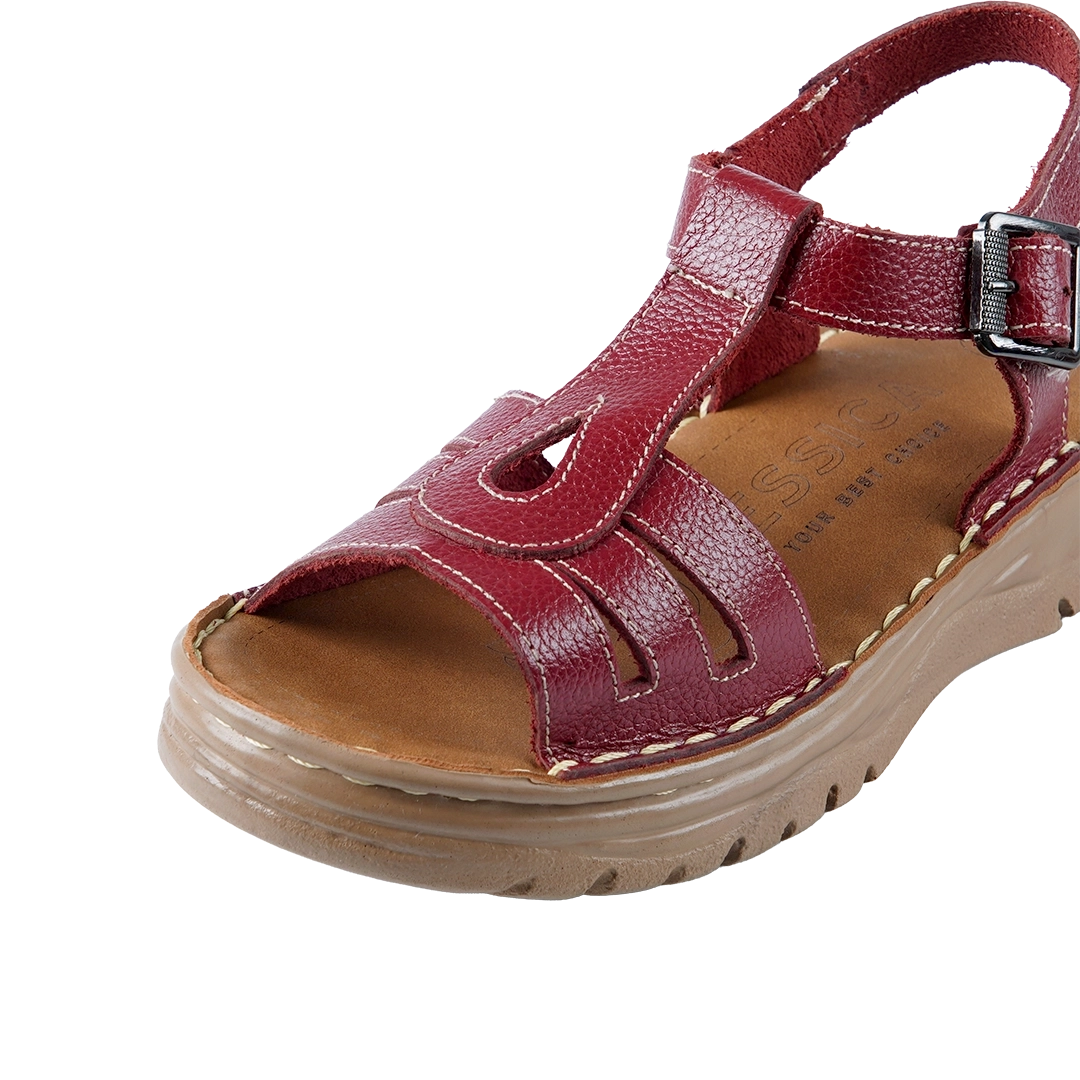 218 Women Genuine Leather Medical Clogs – Comfortable Orthopedic Walking Shoes