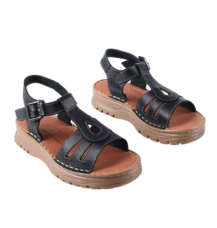 218 Women Genuine Leather Medical Clogs – Comfortable Orthopedic Walking Shoes