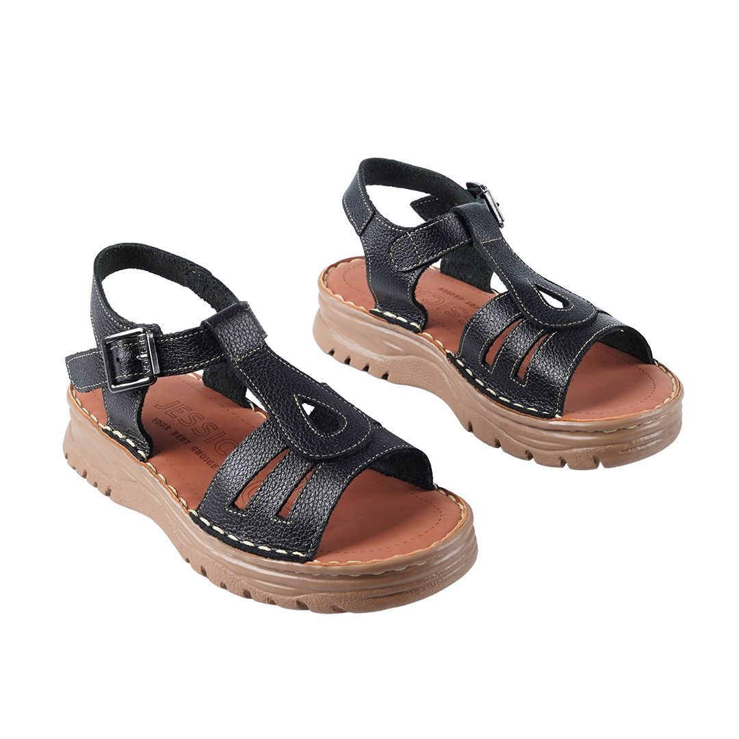 218 Women Genuine Leather Medical Clogs – Comfortable Orthopedic Walking Shoes