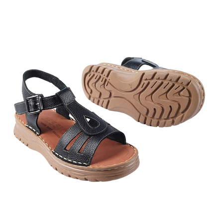 218 Women Genuine Leather Medical Clogs – Comfortable Orthopedic Walking Shoes