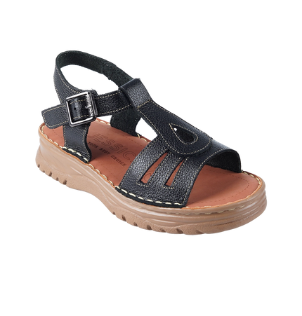 218 Women Genuine Leather Medical Clogs – Comfortable Orthopedic Walking Shoes
