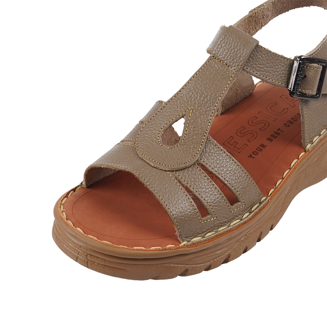 218 Women Genuine Leather Medical Clogs – Comfortable Orthopedic Walking Shoes
