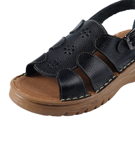 212 Women Genuine Leather Medical Clogs – Comfortable Orthopedic Walking Shoes