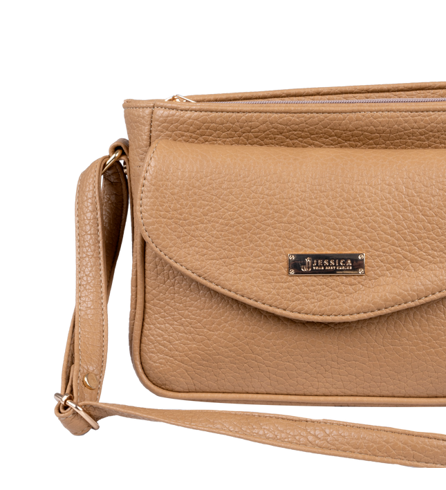 شنطة كروس حريمي عملية جلد مستورد موديل S31 – شنطة يومية 
