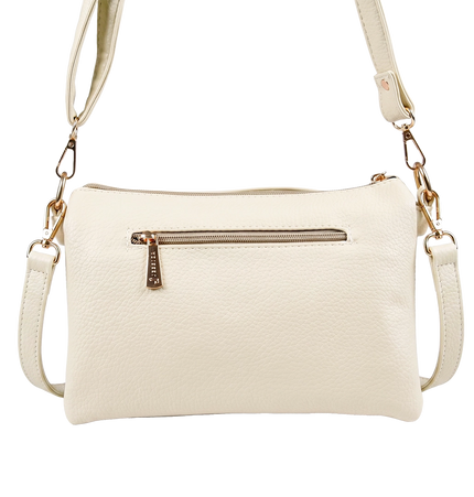 Jessica S101 Women's Crossbody Bag – Practical Medium Leather Bag